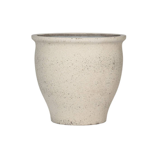 Pot Poseidon L Chalk White