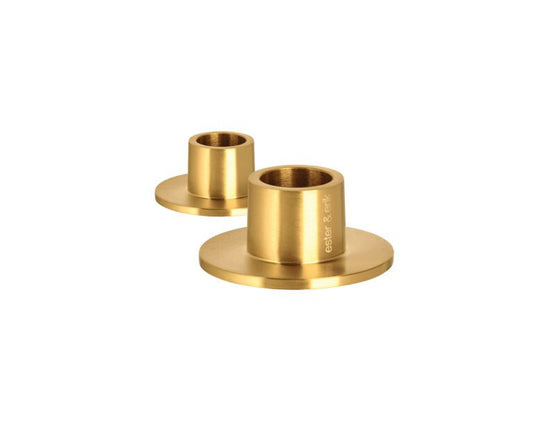 Kaarshouder Goud Matt 2 pcs