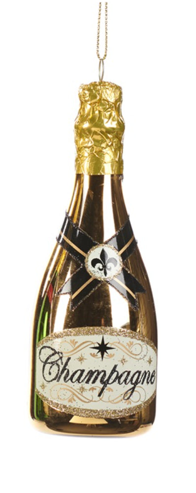 Kerstbal Champagne goud