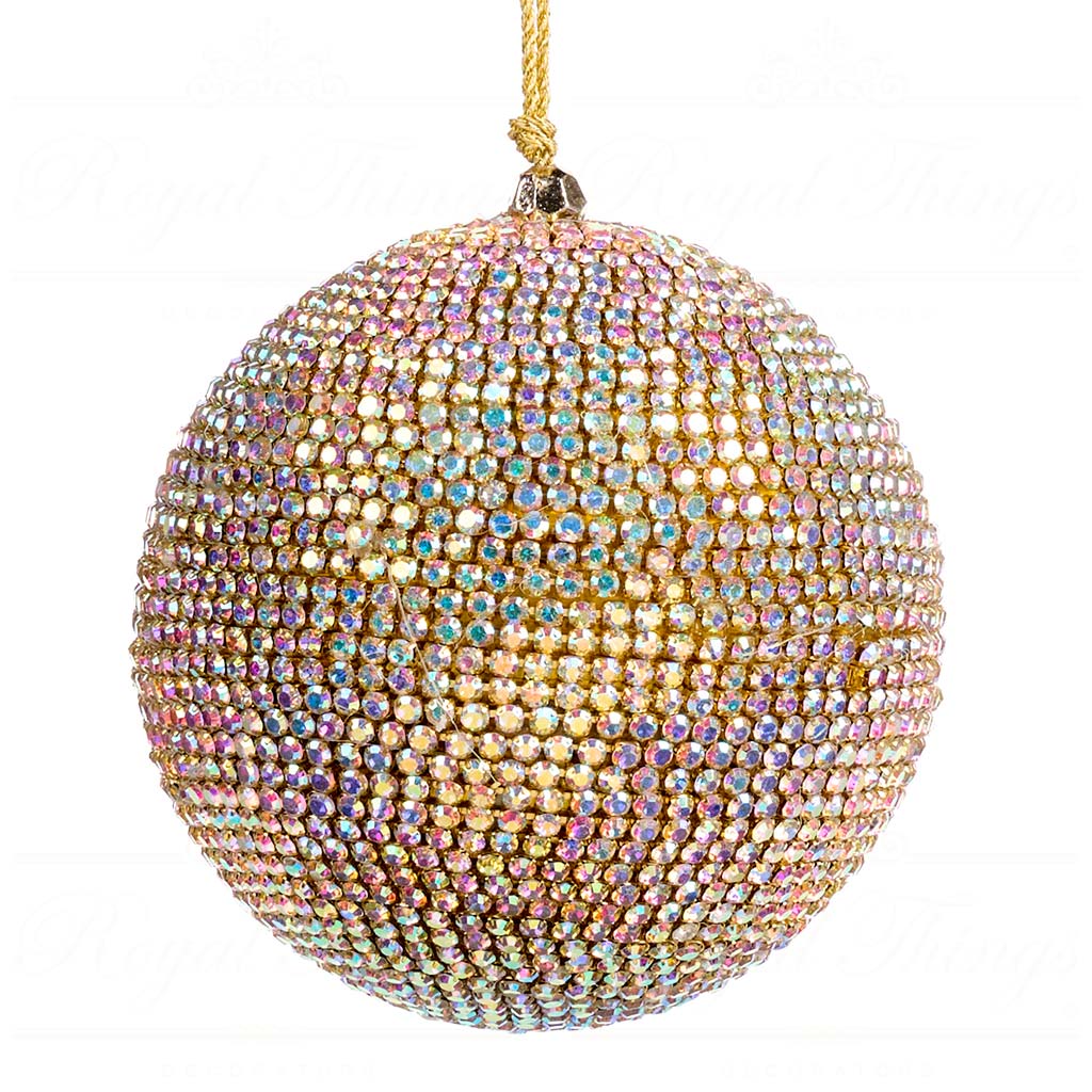 Kerstbal jewel covered ball