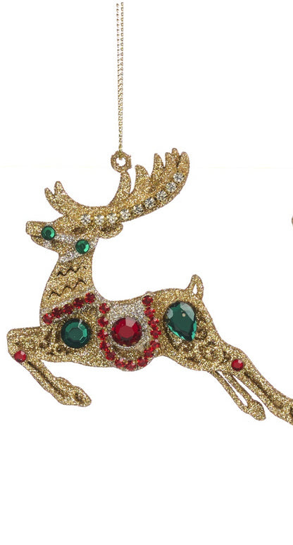 Kerstbal jewel deer 1