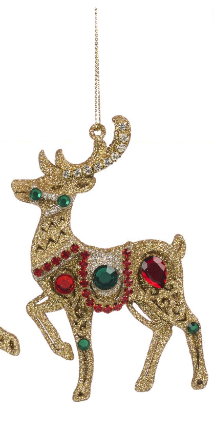 Kerstbal jewel deer 2