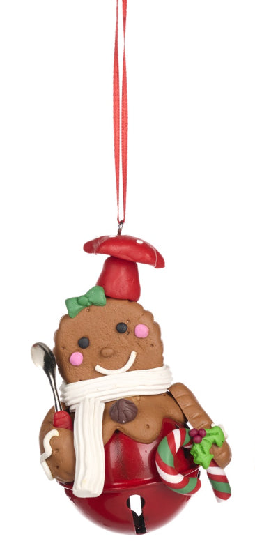 Kerstbal gingerbread bell 1