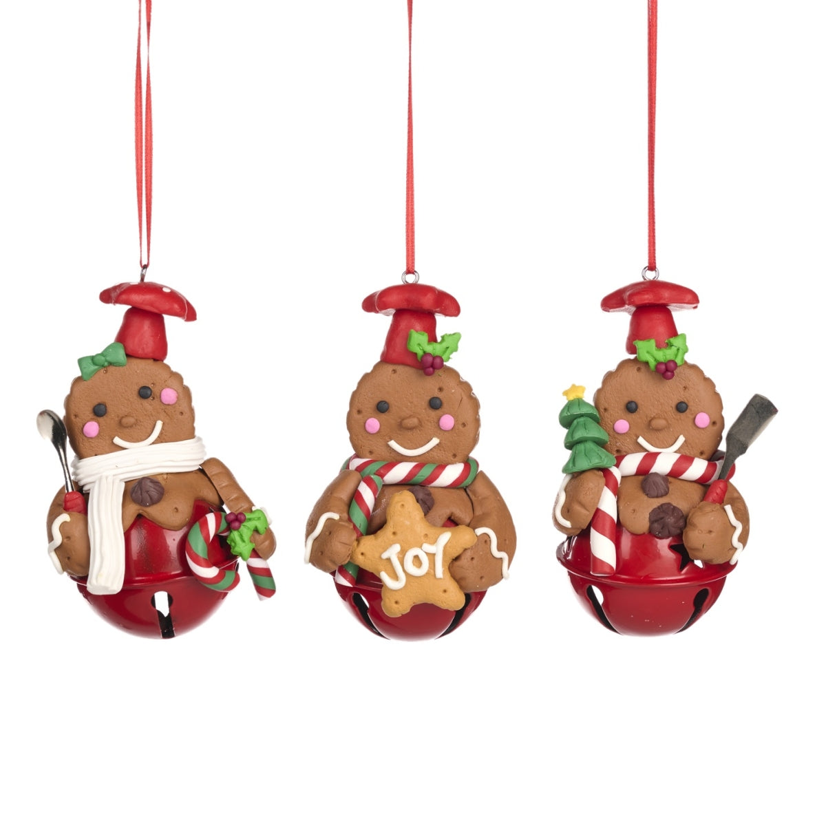 Kerstbal gingerbread bell 1