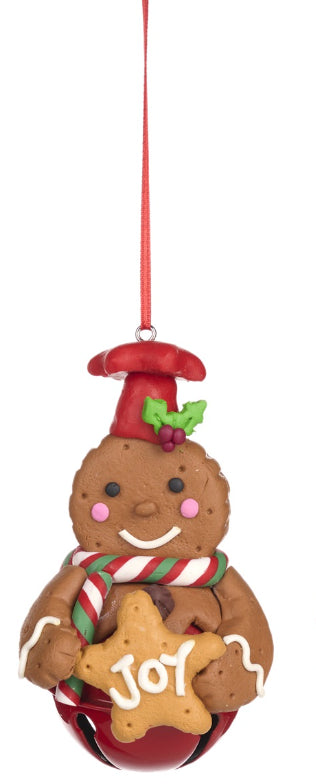 Kerstbal gingerbread bell 2