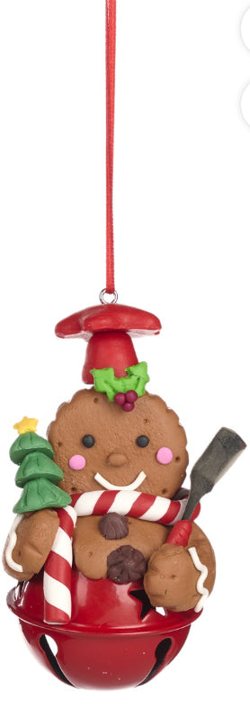 Kerstbal gingerbread bell 3