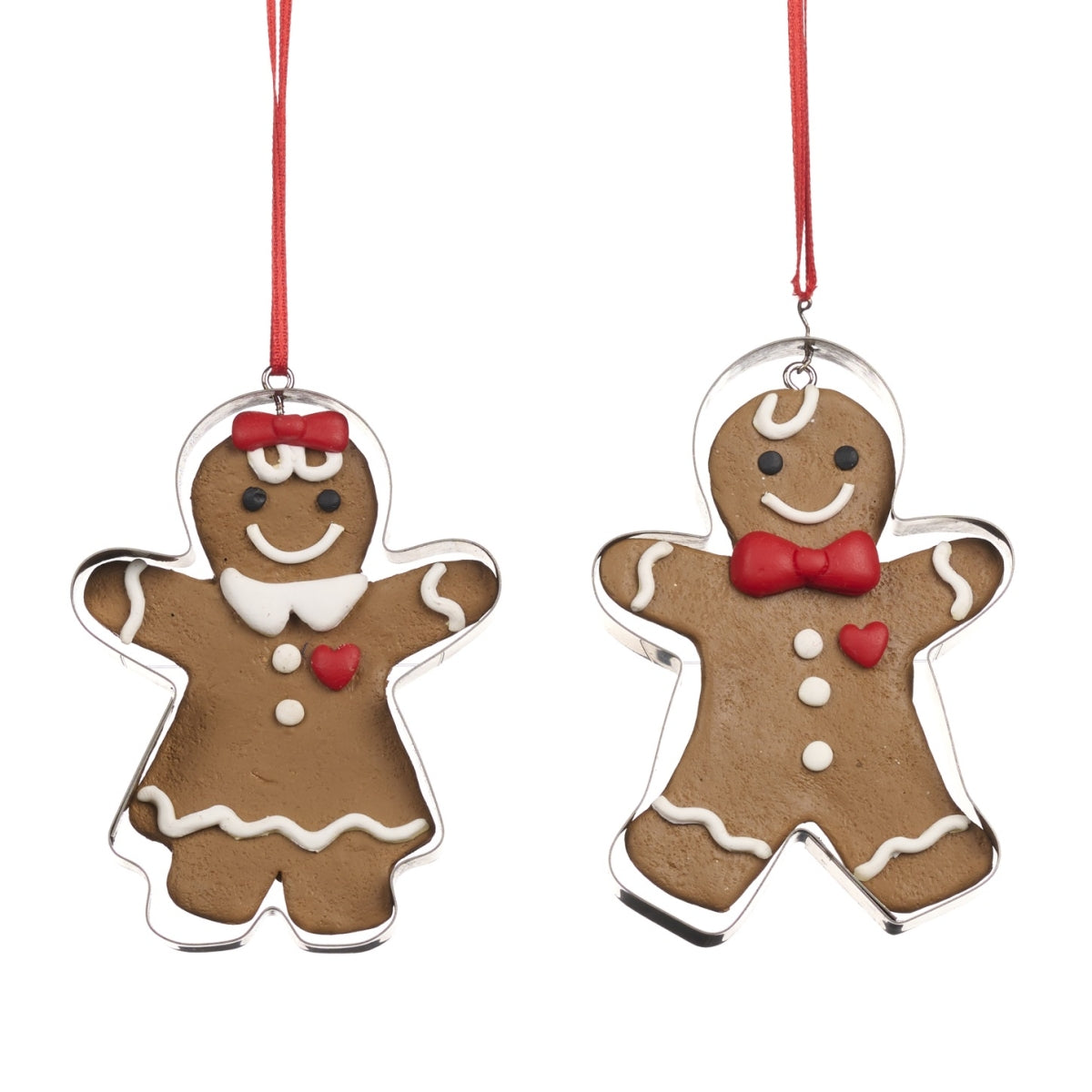 Kerstbal gingerbread cookie girl