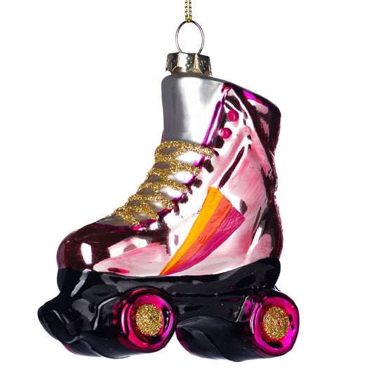 Kerstbal roller skate